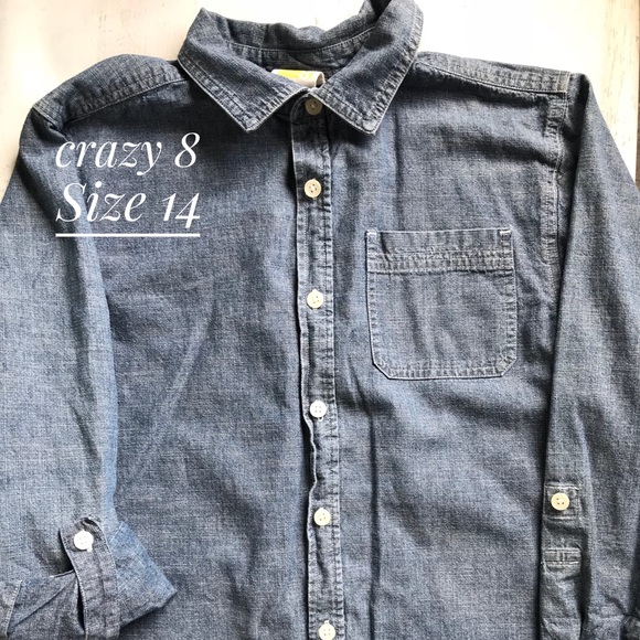 boys long sleeve denim shirt